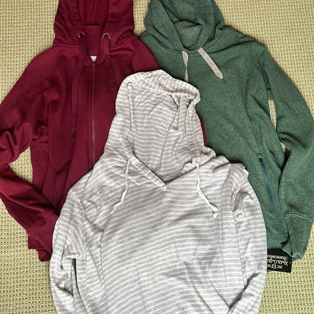 SO Red and Green Cowl & Turtleneck Sweaters